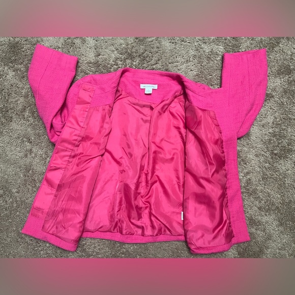 Liz Claiborne Fuschia Pink Dress Jacket - Picture 3 of 5